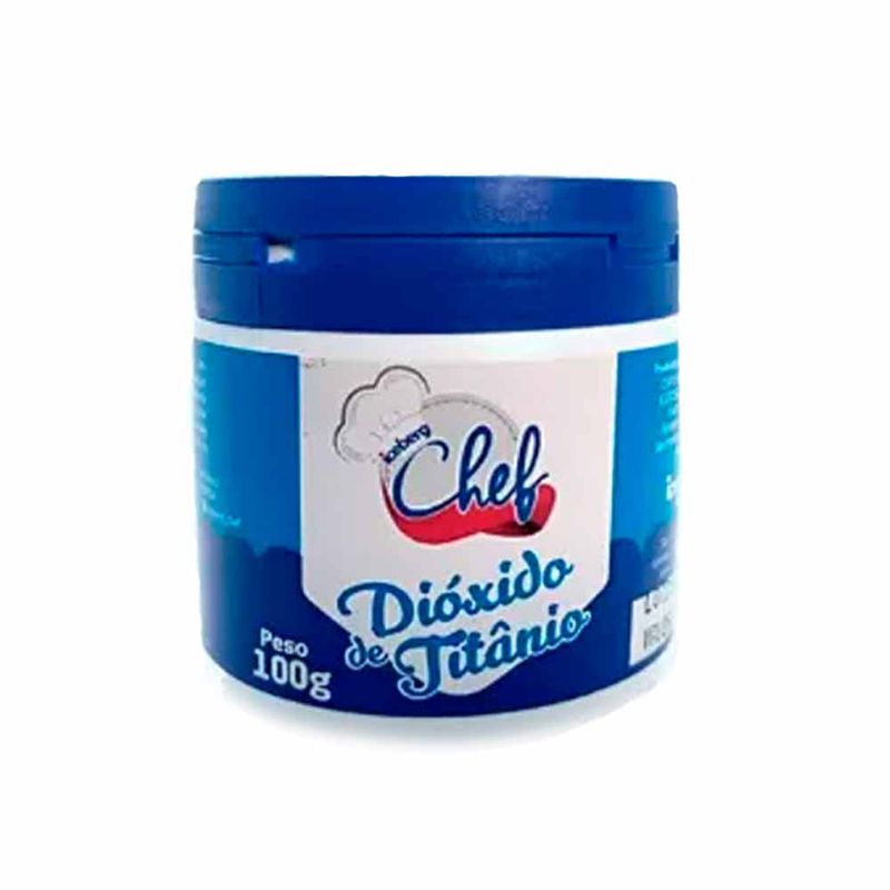 Corante Dióxido de Titânio 100g - Chef Iceberg