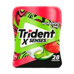 Goma de Mascar Trident X-Senses Morango Lime c/6 - Adams