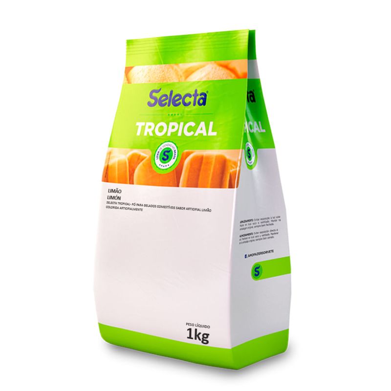 Tropical pó p/ Gelados Sabor Limão 1kg- Selecta