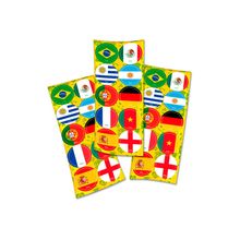 Brasil Adesivo Nações c/30 - Festcolor
