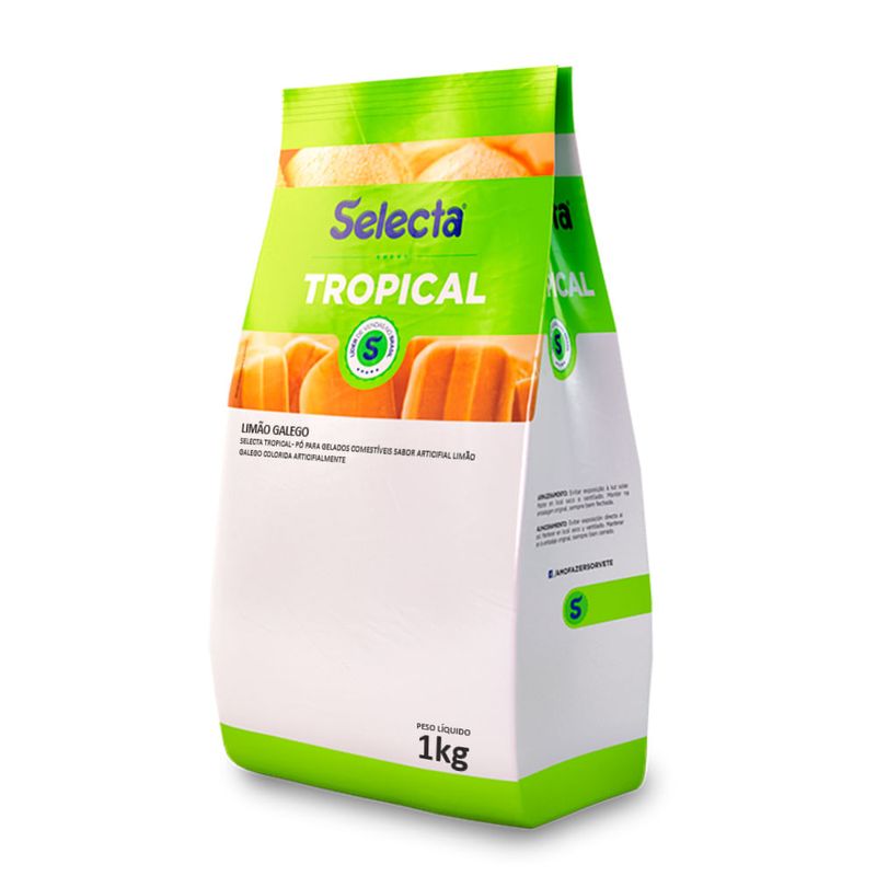 Tropical pó p/ Gelados Sabor Limão Galego 1kg- Selecta