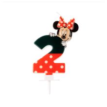 Minnie Vela de Aniversário Número 2 - Silver Festas