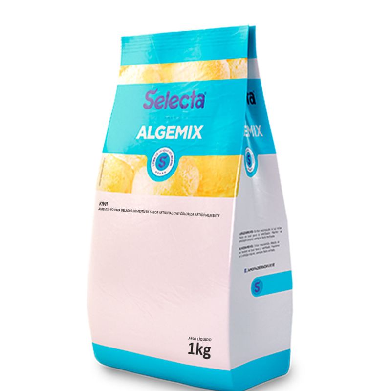 Algemix Pó p/ Gelados Sabor Kiwi 1kg- Selecta