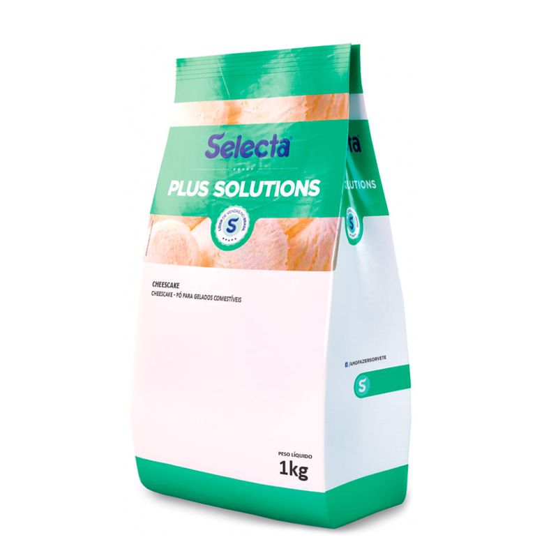 Plus Solutions Pó p/ Gelados Sabor Cheesecake 1kg- Selecta