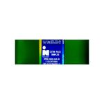 Fita Cetim Simples No5 Cor Verde Amazonas c/10m - Najar