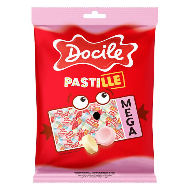 Pastilha Frutas Sortida Mega c/100 - Docile
