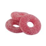 Bala de Gelatina Aros de Morango 90g - Fini