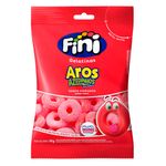 Bala de Gelatina Aros de Morango 90g - Fini