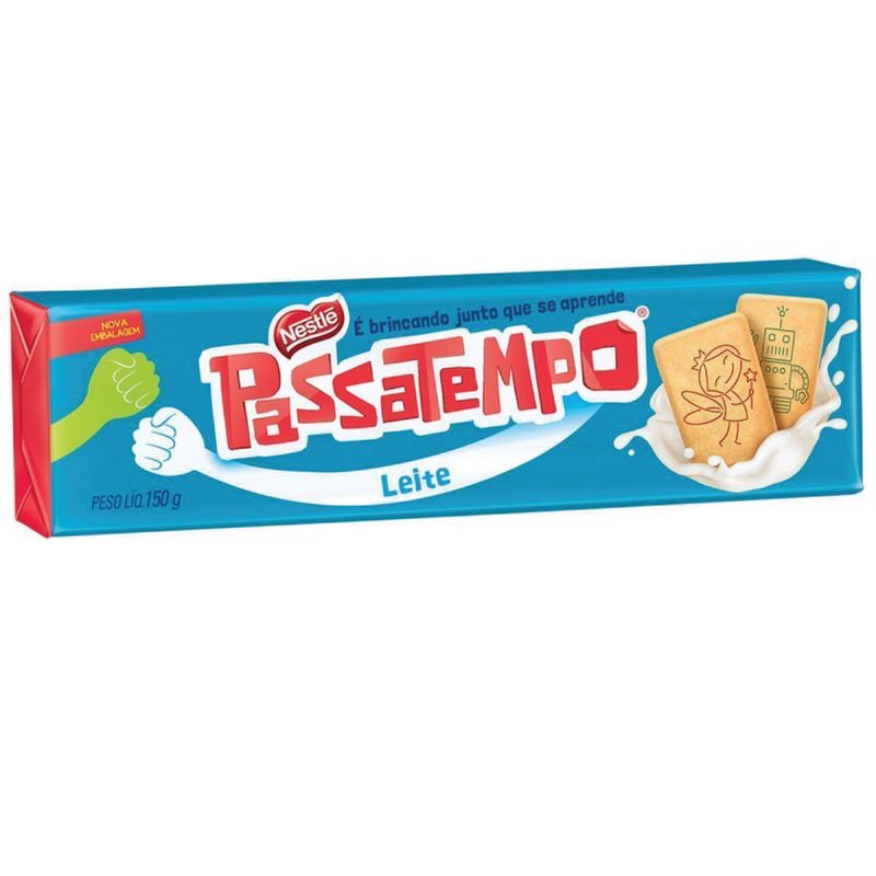 Biscoito Passatempo Leite 150g - Nestlé