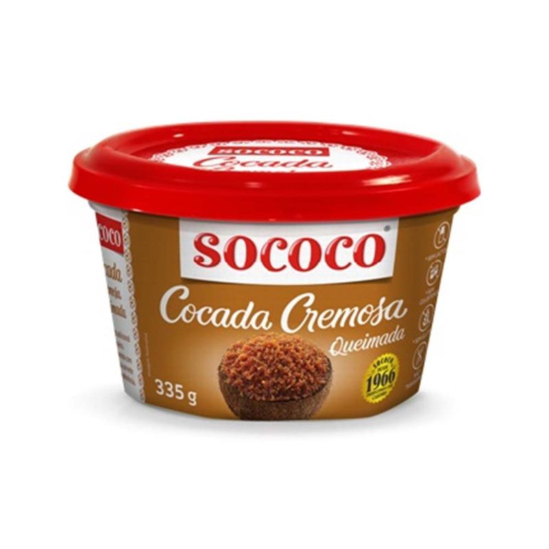 Cocada Cremosa Queimada 335g - Sococo