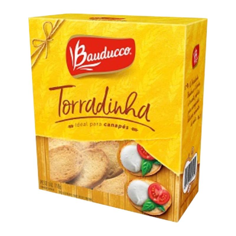 Torradinha Canapé 110g c/30 Caixa - Bauducco