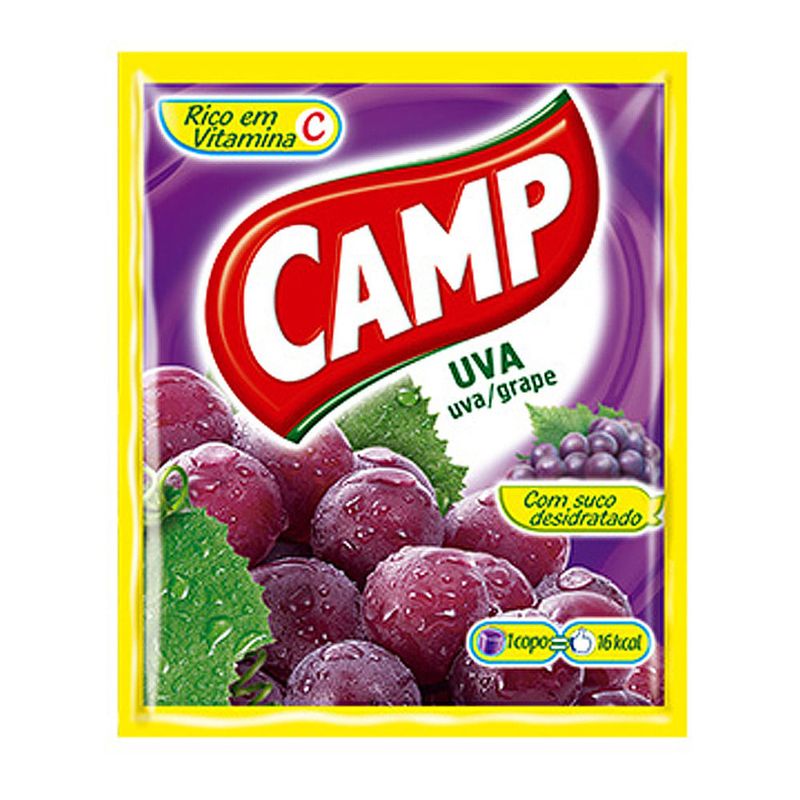 Suco em Pó Uva 15x15g - Camp