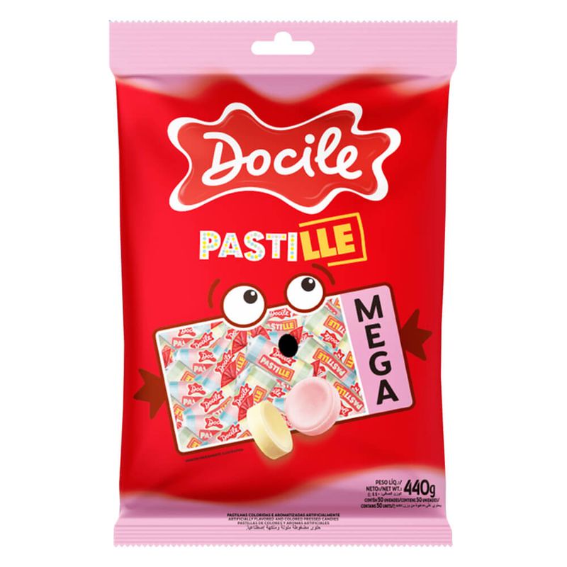 Pastilha Sortida Mega c/50 - Docile