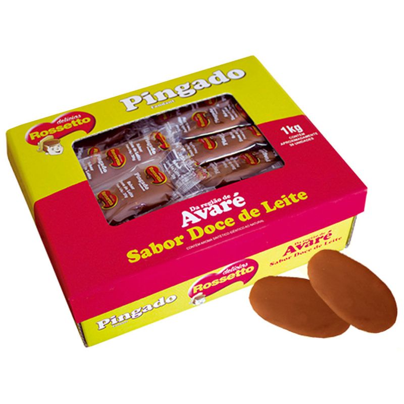 Pingado Sabor Doce de Leite c/50 - Rossetto
