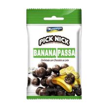 Pick Nick Banana Passa com Chocolate 40g - Montevérgine