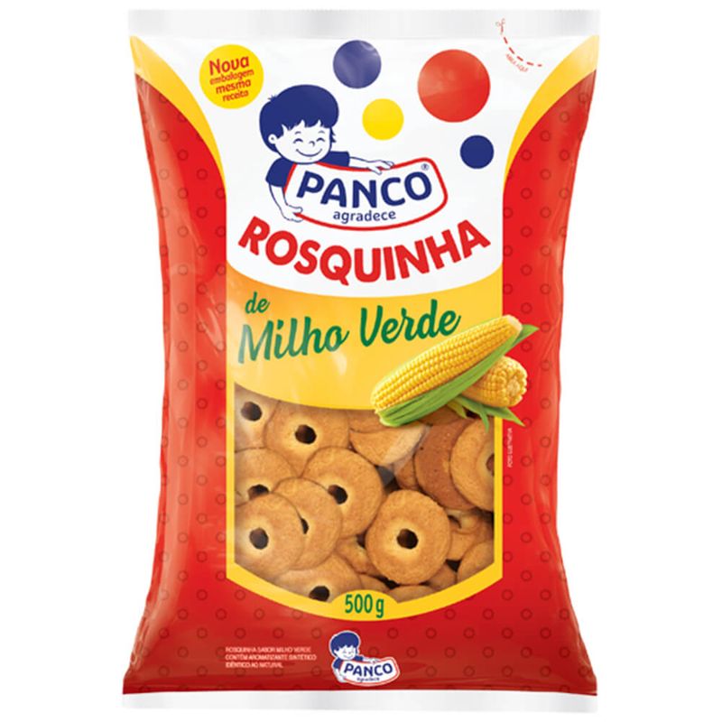 Biscoito Rosca de Milho Verde 500g - Panco