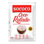 Coco Ralado Desidratado 50g - Sococo