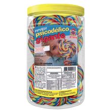 Pirulito Psicodélico Gigante c/30 - Santa Rita