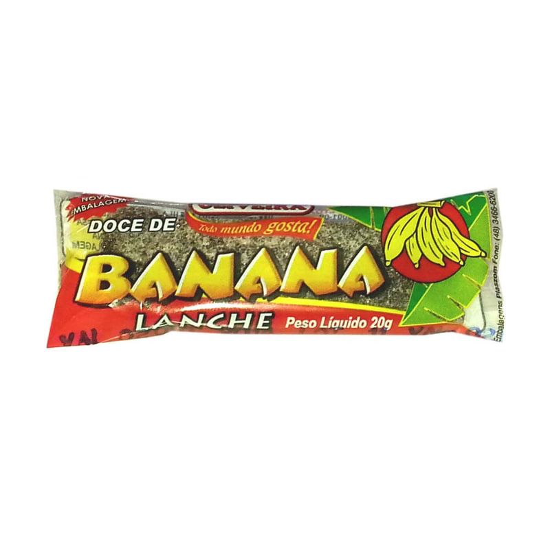 Doce de Banana Lanche 20g c/30 - Oliveira