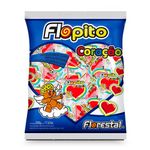 Pirulito Flopito Coração Colorido Sortido c/50 - Florestal