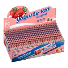 Pirulito Mastigável Yogurte 100 c/50 - Dori