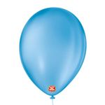 Balão Azul Turquesa Tamanho 9 c/50 - São Roque