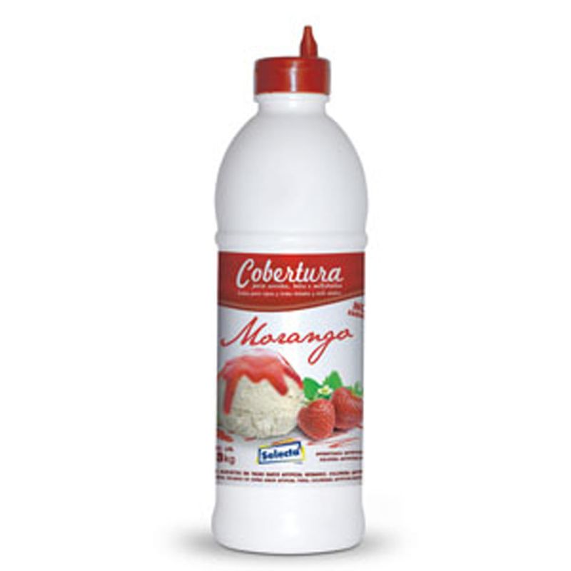 Cobertura Morango Selecta 1,3kg - Duas Rodas