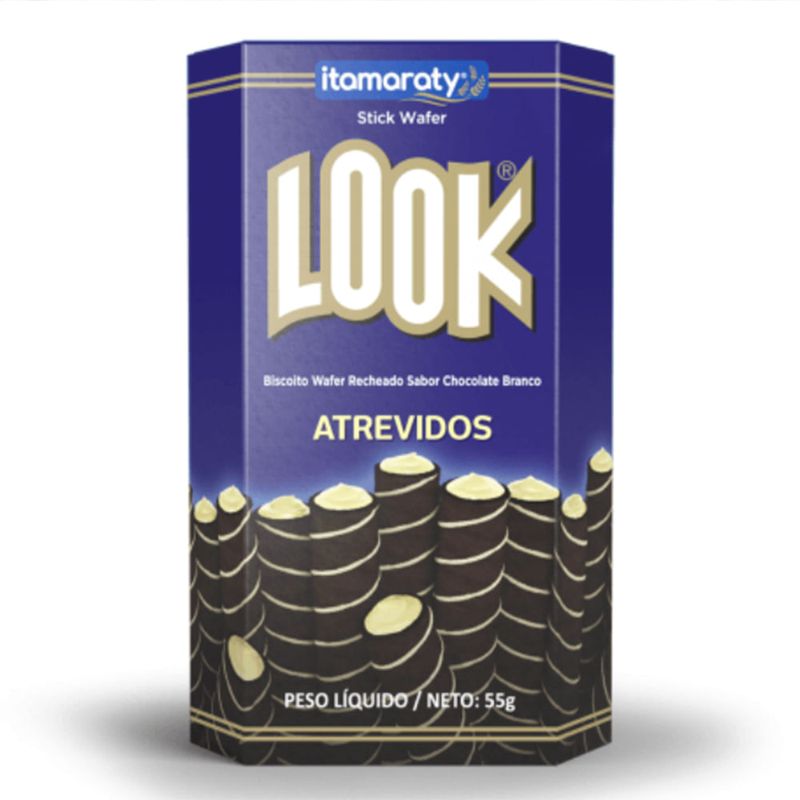 Wafer Recheado Look Atrevidos 55g c/20 - Itamaraty