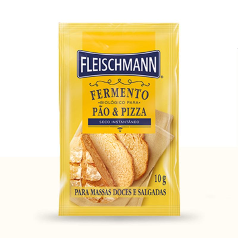 Fermento Biológico 10g - Fleischmann