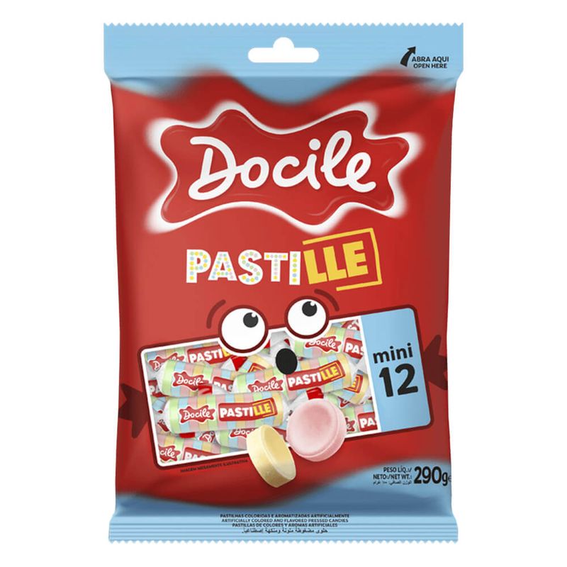 Pastilha Mini 12 Pastille Sortida c/50 - Docile