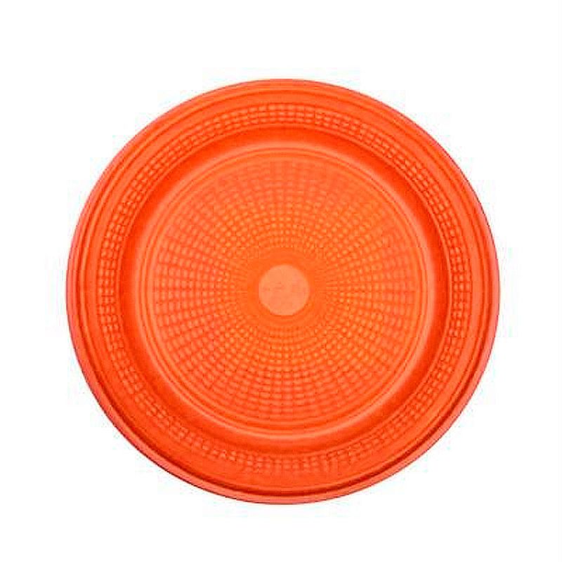 Prato Descartável para Bolo Laranja 15cm c/10 - Trik Trik