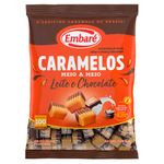 Bala de Caramelo Leite e Chocolate 660g - Embaré