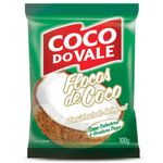 Coco em Flocos Desidratado Integral 100g - Coco Do Vale