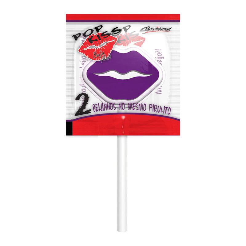 Pirulito Pop Kiss Beija Mais c/50 - Boavistense