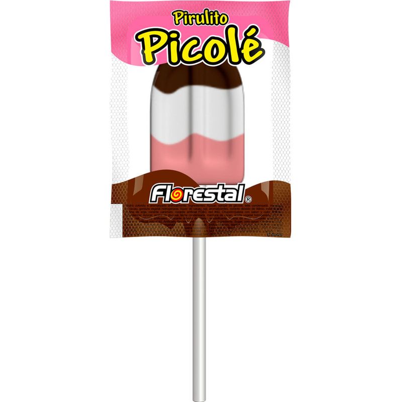 Pirulito Picolé Napolitano c/50 - Florestal
