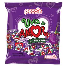 Pirulito Uva do Amor Recheado c/24 - Peccin