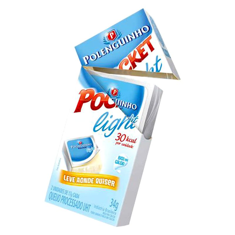 Queijinho Pocket Light 17g c/2 - Polenghi