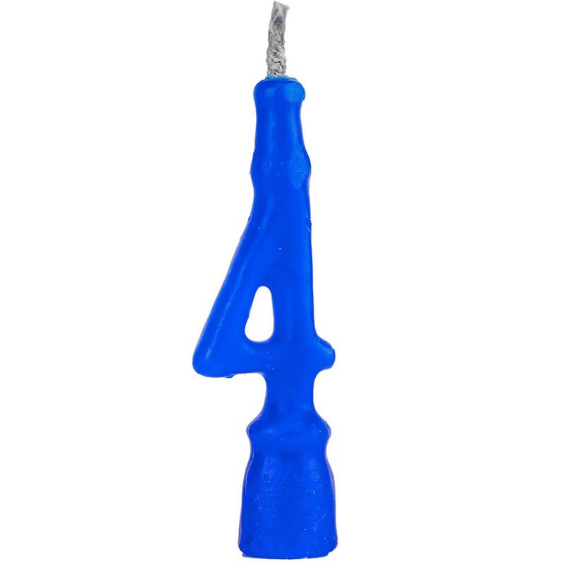 Vela Cera Azul No 4 - Regina