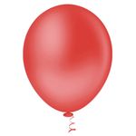 Balão Redondo Vermelho Tamanho 5 c/50 - Pic Pic