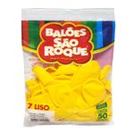 Balão Amarelo Citrino Tamanho 7 c/50 - São Roque