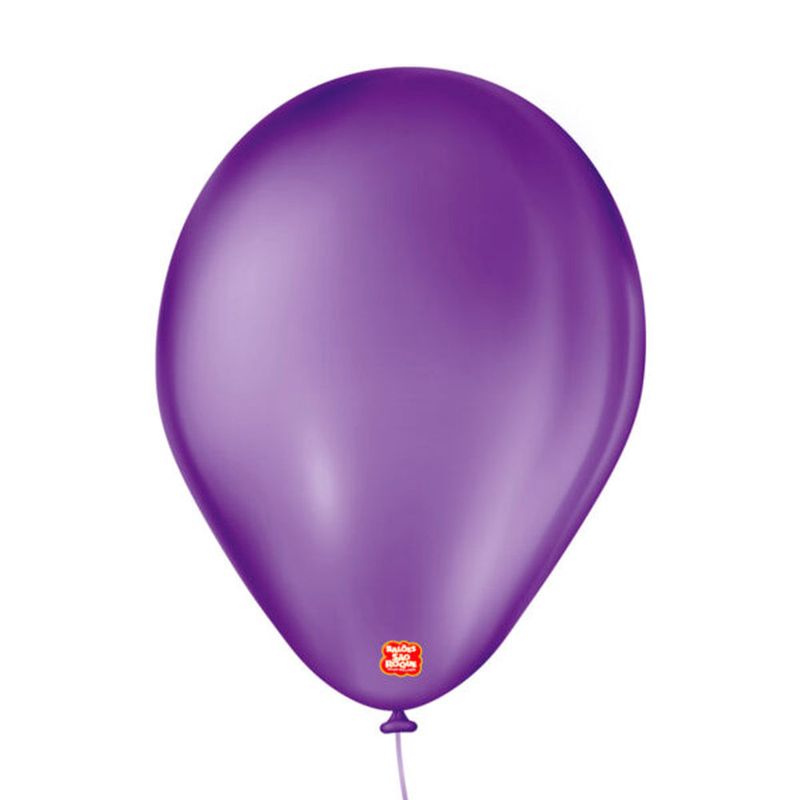 Balão Roxo Uva Tamanho 7 c/50 - São Roque