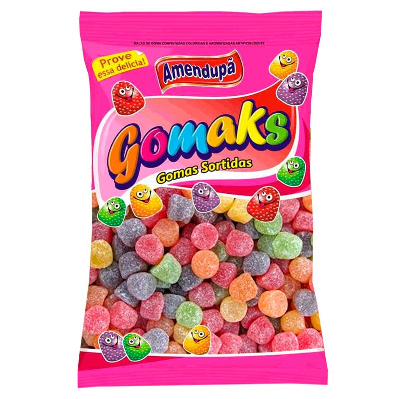 Bala de Goma Gomaks 1kg - Amendupã