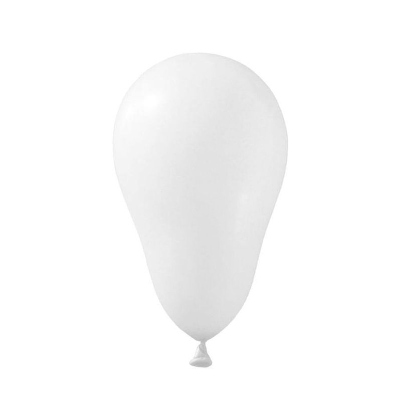 Balão Branco Polar Tamanho 7 c/50 - São Roque