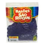 Balão Roxo Uva Tamanho 9 c/50 - São Roque