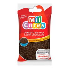 Confeito Miçanga Brigadeiro Mil Cores 80g - Mavalério