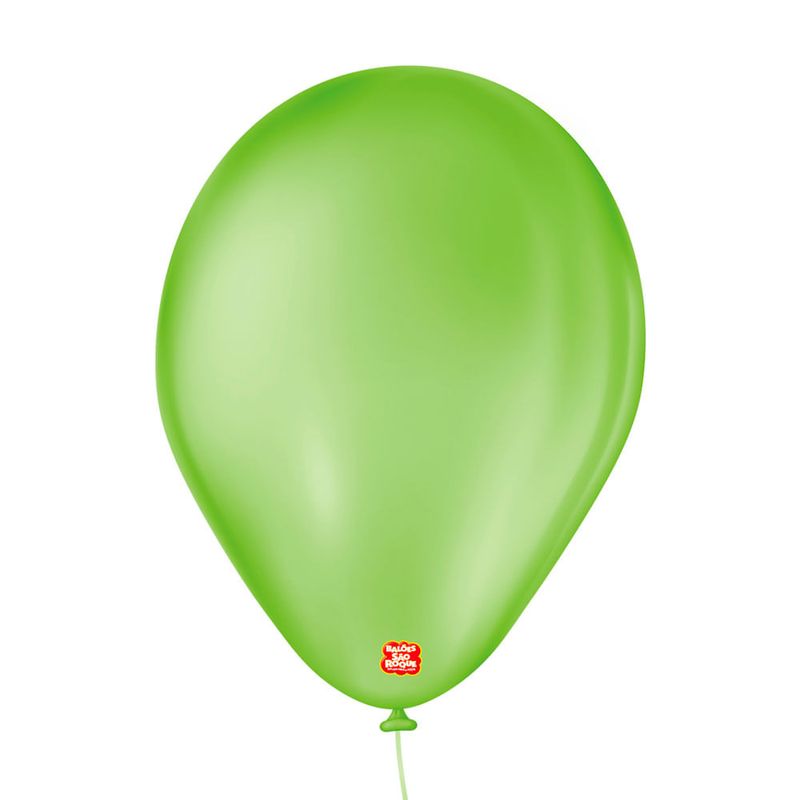 Balão Verde Maçã Tamanho 7 c/50 - São Roque