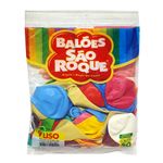 Balão Cores Sortidas Tamanho 9 c/50 - São Roque