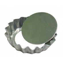 Forma Torta Maçã Fundo Falso 5cm c/12 - Roldan