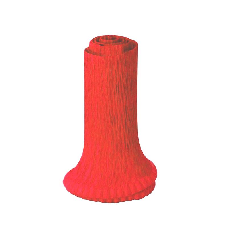 Babado Crepom Vermelho Claro 1,2m - Laleti
