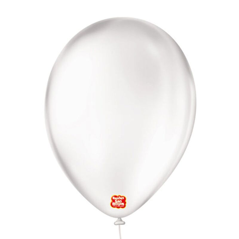 Balão Cristal Tamanho 9 c/50 - São Roque